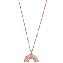 Load image into Gallery viewer, Rainbow Necklace Rose Gold
