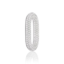 Load image into Gallery viewer, Earrings Capri Link Single With White Cubic Zirconia