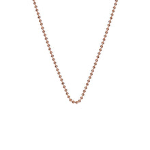 Load image into Gallery viewer, Rose Gold Plated Bead Chain