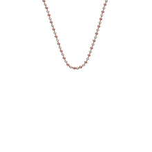 Load image into Gallery viewer, Sterling Silver and Rose Gold Plated Accent Bead Chain