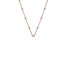 Load image into Gallery viewer, Rose Gold Plated Intermittent Bead Chain
