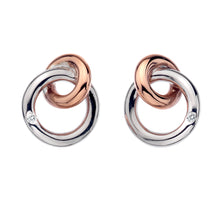 Load image into Gallery viewer, Eternal Earrings -  Rose Gold Plate Accents