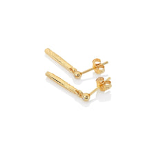 Load image into Gallery viewer, HD X Golden Edit Hope Bar Drop Earrings