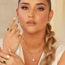 Load image into Gallery viewer, HD X Golden Edit Revive Malachite Choker (32-39cm)