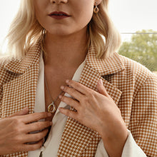 Load image into Gallery viewer, Trio Teardrop Pendant - Rose And Gold Plate Accents