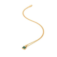 Load image into Gallery viewer, HD X JJ Revive Malachite Square Pendant