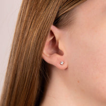 Load image into Gallery viewer, Solitaire Stud Earrings 3mm