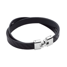 Load image into Gallery viewer, Reborn Textured And Plain Recycled Leather Bracelet