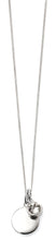 Load image into Gallery viewer, April Crystal Birthstone Pendant On Chain With Engravable Disc