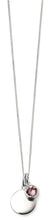 Load image into Gallery viewer, June Crystal Birthstone Pendant On Chain With Engravable Disc