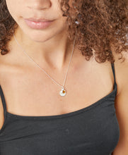 Load image into Gallery viewer, November Crystal Birthstone Pendant On Chain With Engravable Disc