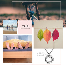 Load image into Gallery viewer, Trio Teardrop Earrings - Rose And Gold Plate Accents