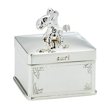 Load image into Gallery viewer, Silver Plated Giraffe And Zebra Tooth And Curl Boxes