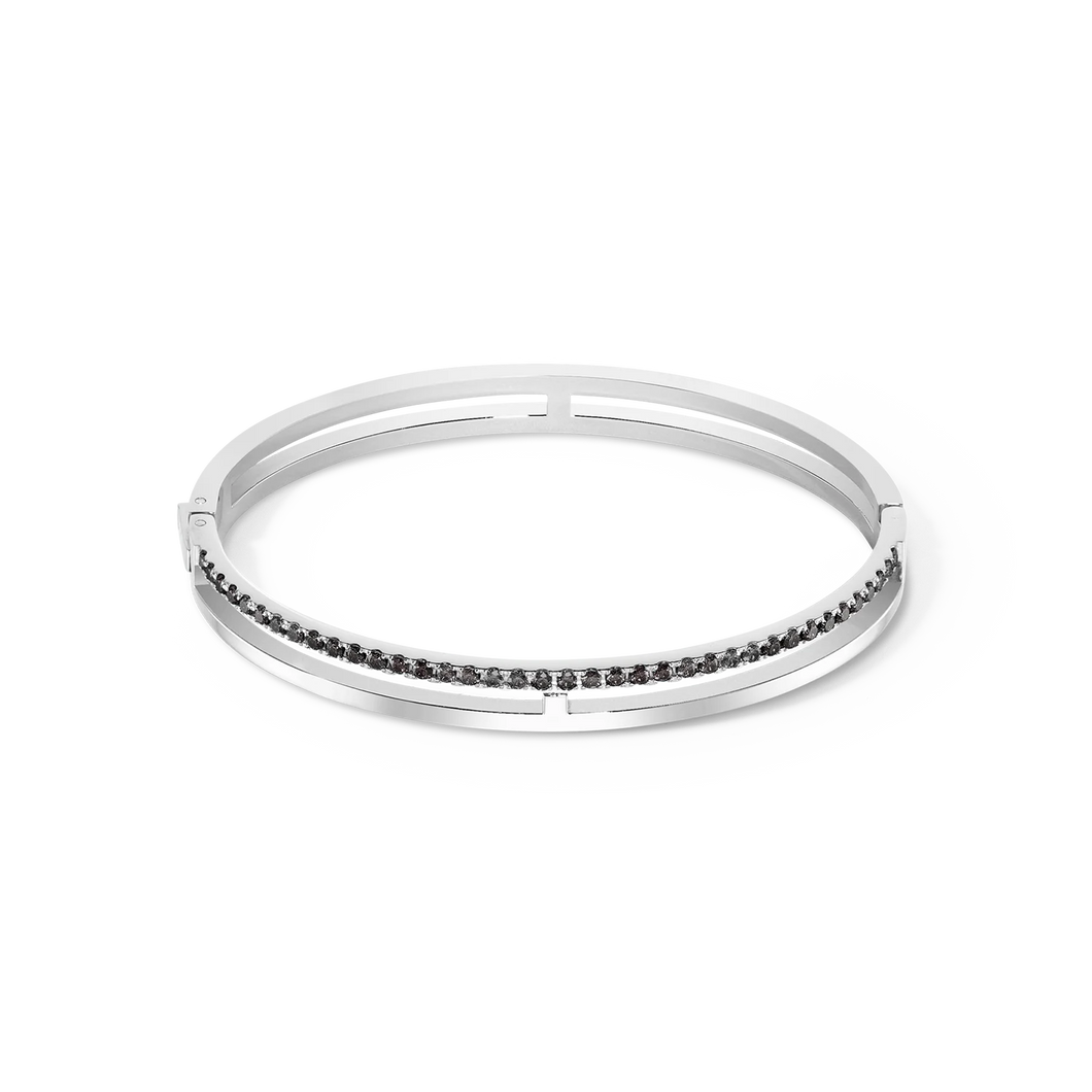 Eternal Unity Bangle Silver-Black