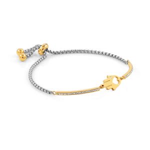 Milleluci Bracelet Fatima Hand With Yellow Gold PVD