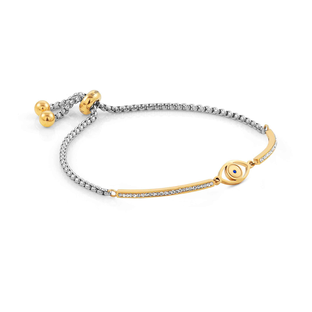 Milleluci Bracelet Eye With Yellow Gold PVD