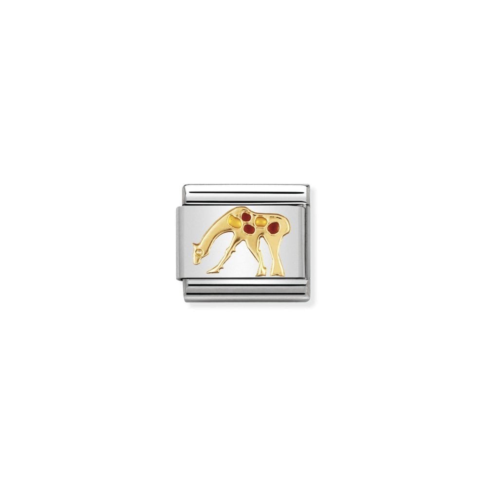 Composable Classic Link With Enamel Giraffe