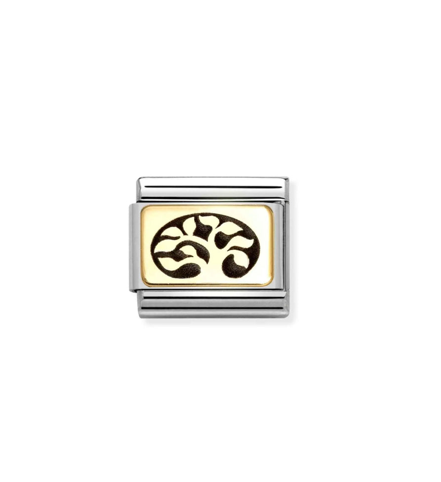 Composable Classic Link Tree Of Life In Bonded Yellow Gold
