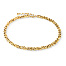 Load image into Gallery viewer, Necklace Mesh Chain Classic Gold Tone
