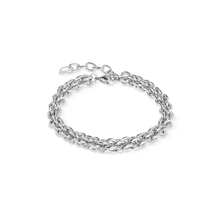 Load image into Gallery viewer, Bracelet Mesh Chain Classic Silver Tone
