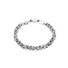 Load image into Gallery viewer, Bracelet Snake Chain Silver Tone
