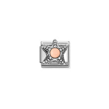 Load image into Gallery viewer, Composable Classic Link Silver Pink Coral Starfish
