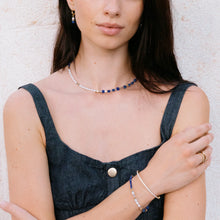 Load image into Gallery viewer, Necklace Princess Fusion Pearls Lapis Lazuli
