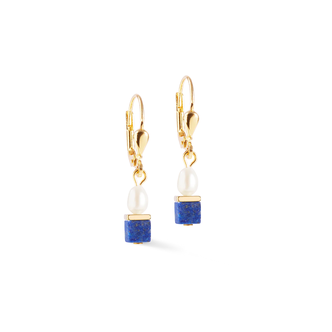 Earrings Princess Fusion Pearls Lapis Lazuli