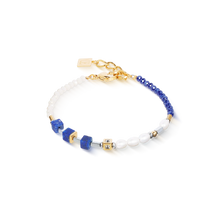 Load image into Gallery viewer, Bracelet Princess Fusion Pearls Lapis Lazuli
