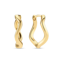 Load image into Gallery viewer, Earrings Ellera Waves Pianura Grande - 18K Plated
