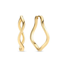 Load image into Gallery viewer, Earrings Ellera Waves Pianura X-Grande - 18K Plate
