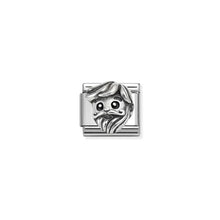 Load image into Gallery viewer, Composable Classic Link Grandfather In Oxidised Silver
