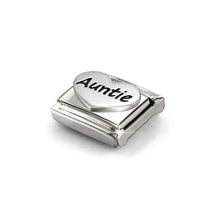Load image into Gallery viewer, Composable Classic Link Auntie Heart New In Oxidised Silver
