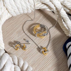 Marina Rope Knot Golden Ring