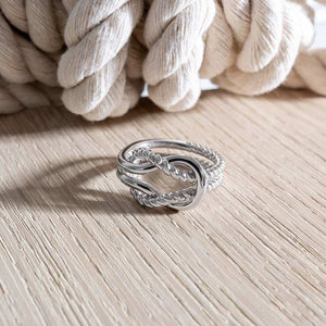 Marina Rope Knot Ring