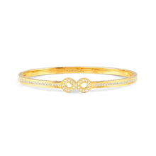 Load image into Gallery viewer, Pretty Bangles Bracelet With Infinity Yellow PVD (Size Large)
