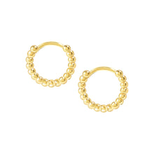 Load image into Gallery viewer, Lovecloud Gold Plated Hoop Earrings
