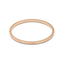 Load image into Gallery viewer, Linear Carnation Gold Bangle
