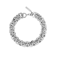 Load image into Gallery viewer, Honeycomb Silver Link Bracelet
