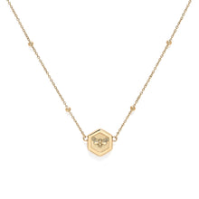Load image into Gallery viewer, Minima Bee Gold Pendant Necklace
