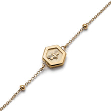 Load image into Gallery viewer, Minima Bee Gold Bracelet
