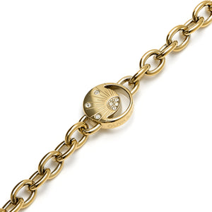 Celestial Sun Gold Plated Bracelet