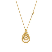 Load image into Gallery viewer, Encircle Gold Plated Pendant Necklace
