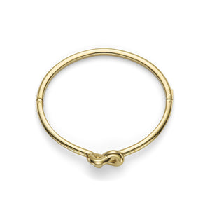 Lover's Knot Gold Plated Bangle