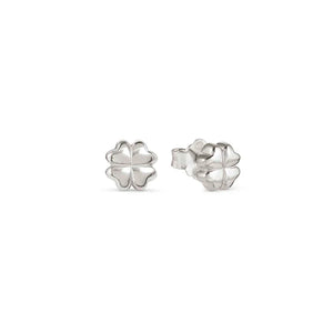 Armonica Earrings Sterling Silver Four Leaf Clover