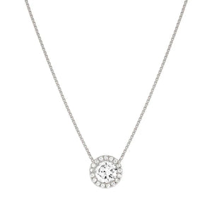 SeiDivina Sterling Silver & CZ Necklace