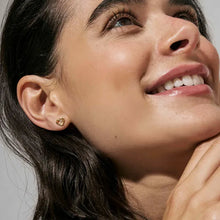 Load image into Gallery viewer, Dream Beats Earrings - Heart 18K Plated
