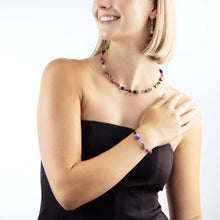 Load image into Gallery viewer, GeoCUBE® Iconic Necklace Blue Moon Rose Gold
