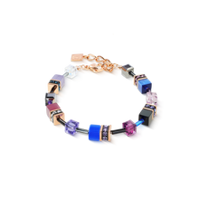 Load image into Gallery viewer, GeoCUBE® Iconic Bracelet Blue Moon Rose Gold
