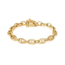 Load image into Gallery viewer, Ecclectica Bracelet - T-bar Clasp 18K Plated
